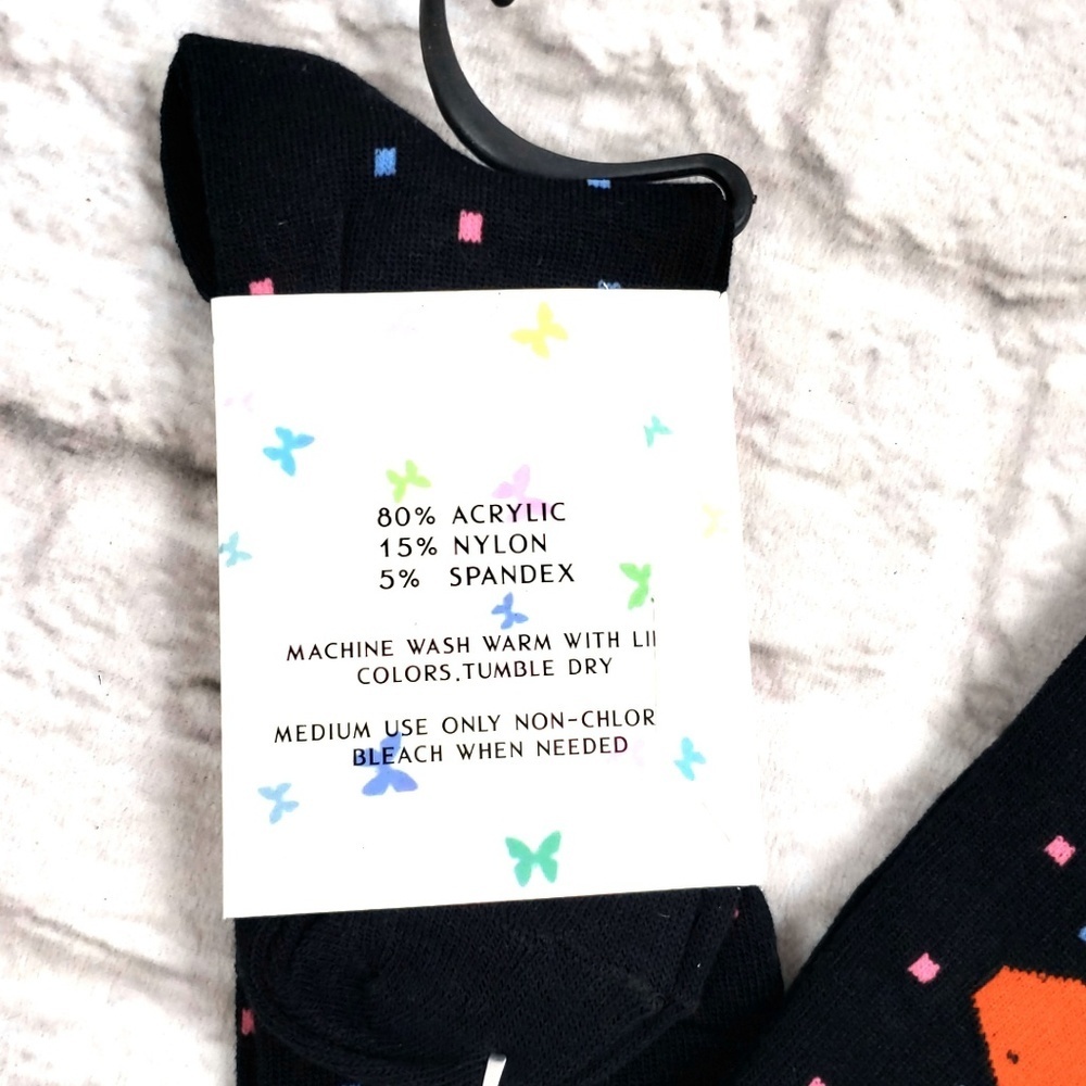 Unicfashion Socks thigh-hi black Skull - Picture 2 of 4